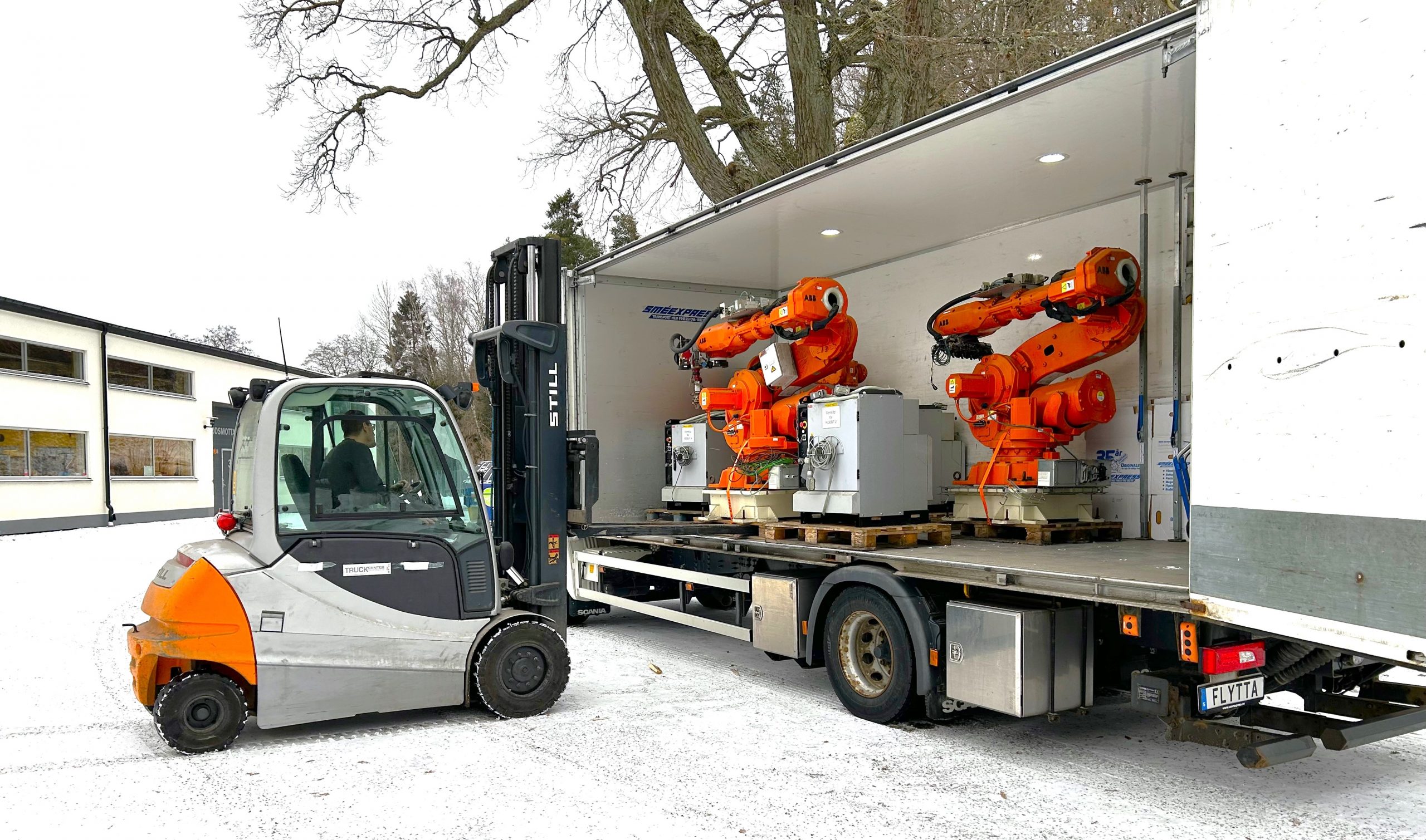 Avlastning av robotar